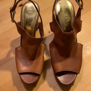 Ralph Lauren Leather Heels